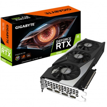 Відеокарта nVIDIA RTX 3060 8GB DDR6 Core:1777MHz GV-N3060GAMING-12GD (GV-N3060GAMING-12GD)