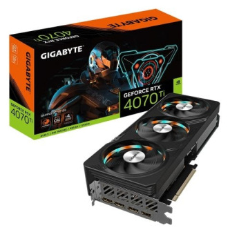 Відеокарта NVIDIA RTX4070TI 12GB Core: 2610MHz GV-N407TGAMING-12GD (GV-N407TGAMING-12GD)