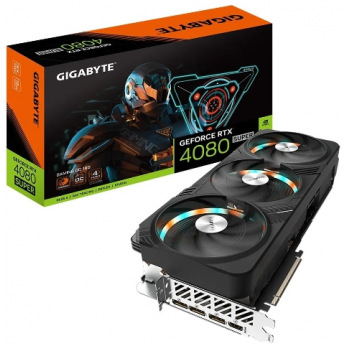 Відеокарта NVIDIA RTX4080SUPER 16GB  Core:2595Mhz GV-N408SGAMING OC-16GD (GV-N408SGAMING OC-16GD)