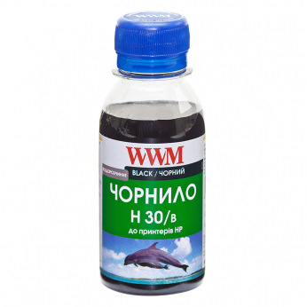 Чорнило WWM H30 Black для HP 100г (H30/B-2) водорозчинне