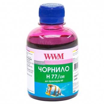 Чорнило WWM H77 Light Magenta для HP 200г (H77/LM) водорозчинне