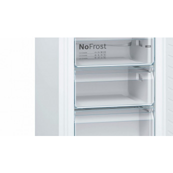 Холодильник Bosch с нижней морозильной камерой - 203x60x66/366 л/No-Frost/А++/белый (KGN39VW316)