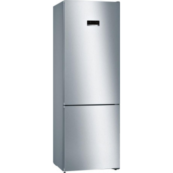 Холодильник Bosch  с нижней морозильной камерой -203x70/NoFrost/435 л/А++/нерж. сталь (KGN49XL306)