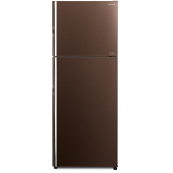 Холодильник Hitachi R-VG470PUC8GBW верх. мороз./ Ш680xВ1770xГ720/ 395л /A++ /Коричневый (стекло) (R-VG470PUC8GBW)