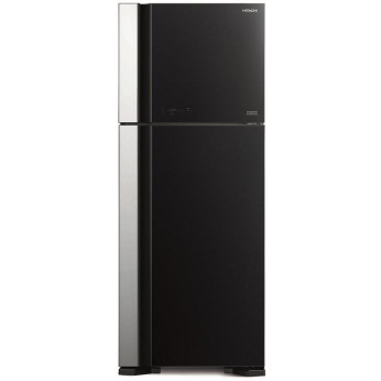 Холодильник Hitachi R-VG540PUC7GBK верх. мороз./ Ш715xВ1835xГ740/ 450л /A++ /Черный (стекло) (R-VG540PUC7GBK)