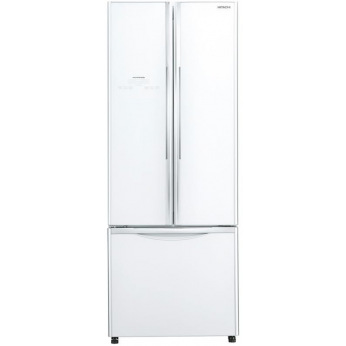Холодильник Hitachi R-WB480 ниж. мороз./3 двери/ Ш680xВ1780xГ797/ 405л /A+ /Белый (стекло) (R-WB480PUC2GPW)