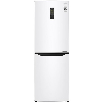 Холодильник LG GA-B379SQUL 174 см/ 261 л/А+ /No Frost/ инверторный компрессор/внешн. диспл. /белый (GA-B379SQUL)