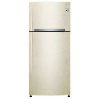 Холодильник LG GN-H702HEHZ c верхней морозильной камерой/ 180 см/ 507 л/А++/линейный компр./бежевый (GN-H702HEHZ)