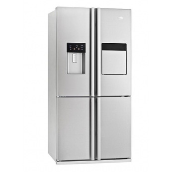 Холодильник Side-by-side Beko GNE134620X - 4 двери/182x92x72/NЕO FROST/605 л/диспен/мини-бар/нерж (GNE134620X)