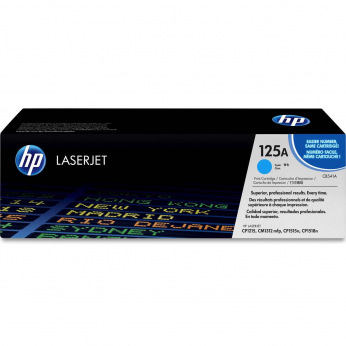 Картридж для HP Color LaserJet CP1215 HP 125A  Cyan CB541A