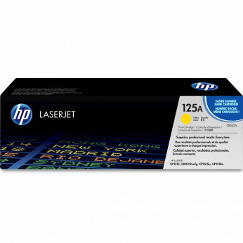 Картридж для HP Color LaserJet CP1215 HP 125A  Yellow CB542A
