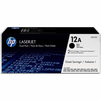 Картридж для HP LaserJet 1010 HP 12Ax2  Black Q2612AF
