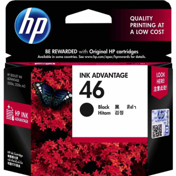 Картридж для HP DeskJet Ultra Ink Advantage 2020, 2020hc HP 46  Black CZ637AE
