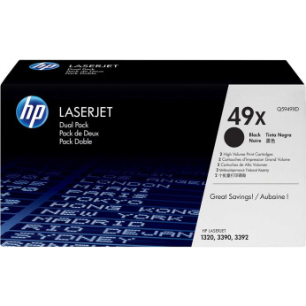 Картридж для HP LaserJet 1320 HP 2 x 49X  Black Q5949XD