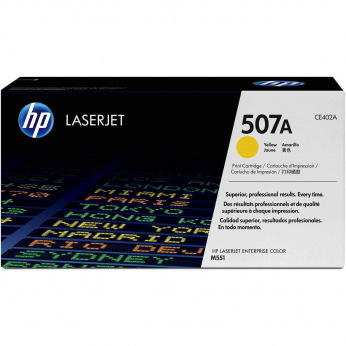 Картридж для HP Color LaserJet Enterprise 500 M551 HP 507A  Yellow CE402A