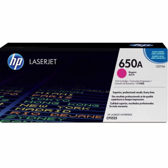 Картридж для HP Color LaserJet Enterprise CP5525 HP 650A  Magenta CE273A