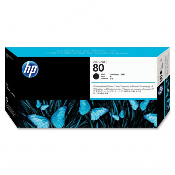 Картридж для HP Designjet 1050 HP 80 175ml  Black C4871A