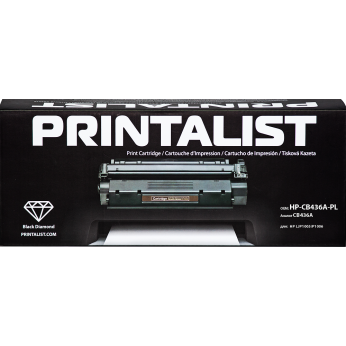 Картридж для HP LaserJet P1505 PRINTALIST  Black HP-CB436A-PL