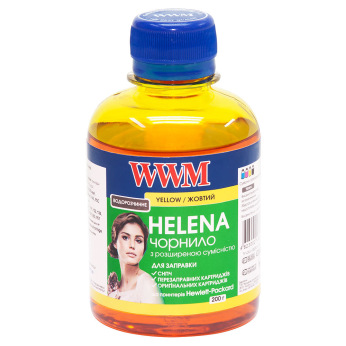 Чернила WWM HELENA Yellow для HP 200г (HU/Y) водорастворимые