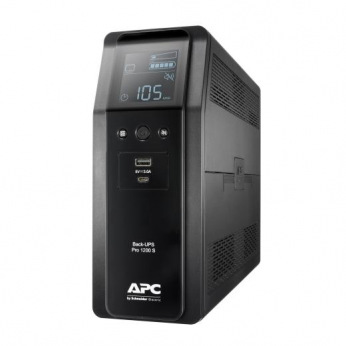 Источник бесперебойного питания APC Back UPS Pro BR 1200VA, Sinewave,8 Outlets, AVR, LCD interface (BR1200SI)