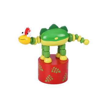 Іграшка goki натисни і тряси Динозавр зелений 53948G-4 (53948G-4)