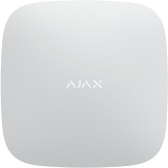 Интелектуальная централь Ajax Hub Plus белая (GSM+Ethernet+Wi-Fi+3G) (10642)