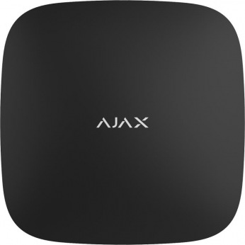 Інтелектуальна централь Ajax Hub Plus чорна (GSM+Ethernet+Wi-Fi+3G) (000012233)