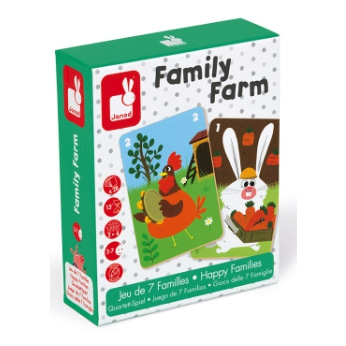 Настольная игра Janod Happy Families Ферма J02756 (J02756*)
