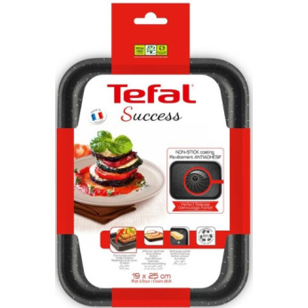 Противень Tefal Success, прямоугольная, 19х25см, алюминий, черный (J1600502)