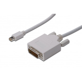 Кабель ASSMANN MiniDisplayPort to DVI(AM/AM) 3.0m, white (AK-340305-030-W)