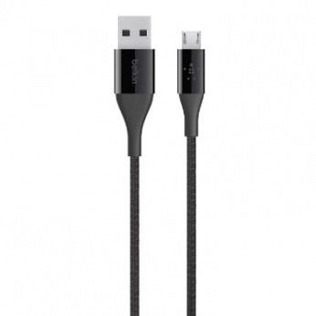 Кабель Belkin DuraTek Mixit USB-A - MicroUSB, 2.4A, 1.2m, black (F2CU051bt04-BLK)