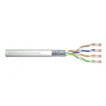 Кабель патч-кордовый DIGITUS кат. 5e F-UTP, 305m, AWG 26/7, PVC, grey (DK-1521-P-305)