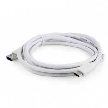 Кабель USB Cablexpert  A-папа/C-папа, 1.0 м, (CCP-USB3-AMCM-1M-W)