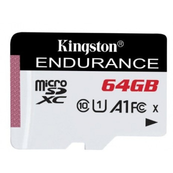 Карта пам’яті Kingston 64GB microSDXC C10 UHS-I R90/W45MB/s High Endurance (SDCE/64GB)
