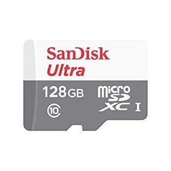 Карта памяти SanDisk 128GB microSDXC C10 UHS-I R80MB/s Ultra (SDSQUNS-128G-GN6MN)