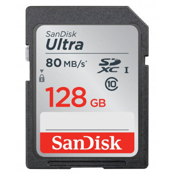 Карта пам’яті SanDisk 128GB SDXC C10 UHS-I R80MB/s Ultra (SDSDUNC-128G-GN6IN)