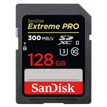 Карта памяти SanDisk 128GB SDXC C10 UHS-I U3 R170/W90MB/s Extreme Pro (SDSDXXY-128G-GN4IN)