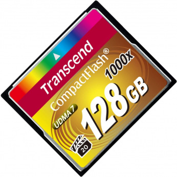 Карта памяти Transcend  128GB CF 1000X (TS128GCF1000)