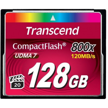 Карта памяти Transcend  128GB CF 800X (TS128GCF800)