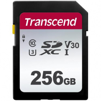 Карта памяти Transcend  256GB SDXC C10 UHS-I  R95/W45MB/s (TS256GSDC300S)
