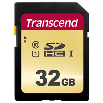 Карта памяти Transcend 32GB SDHC C10 UHS-I  R95/W60MB/s (TS32GSDC500S)