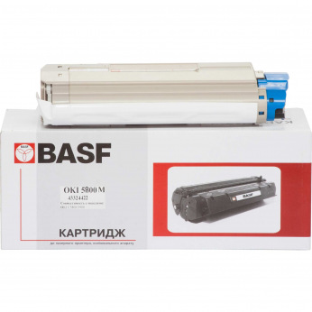 Картридж BASF замена OKI 43324422 Magenta (BASF-KT-C5800M-43324422)