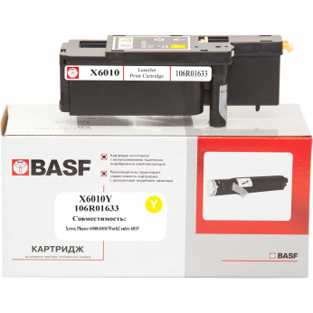 Картридж для Xerox WorkCentre  6015, 6015B, 6015N BASF 106R01633  Yellow BASF-KT-X6010Y