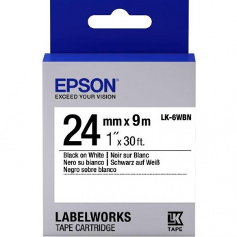 Картридж Epson LC-6WBN9 Standart Black/White 24mm x 9m (C53S656006)
