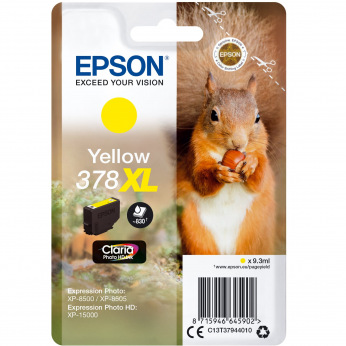 Картридж для Epson Expression Photo HD XP-15000 EPSON 378  Yellow 9.3мл C13T37944020