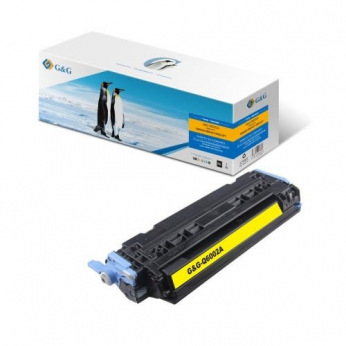 Картридж для HP Color LaserJet 2600, 2600n G&G 124A  Yellow G&G-Q6002A