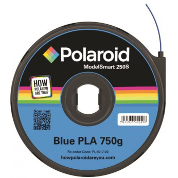 Картридж з ниткою 1.75мм / 0.75кг PLA Polaroid ModelSmart 250s, синій (3D-FL-PL-6017-00)