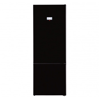 Холодильник Bosch KGN49LB30U з нижньою морозильною камерою - 203x70/344 л/No Frost/А++/черне скло (KGN49LB30U)
