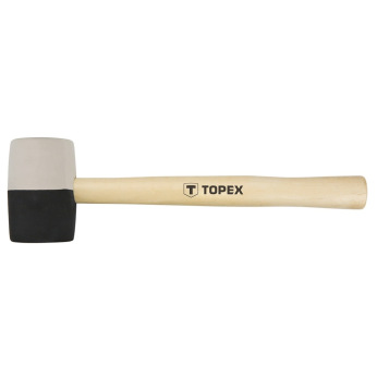 Киянка Topex резиновая O 58 мм, 450 г, черно-белая резина (02A354)