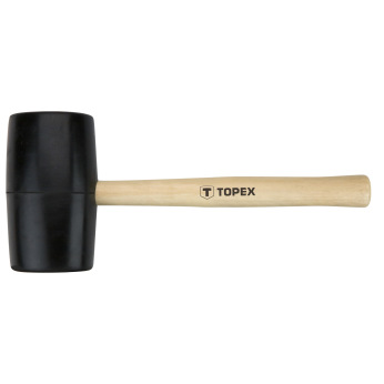 Киянка Topex резиновая O 72 мм, 900 г, рукоятка деревянная (02A347)